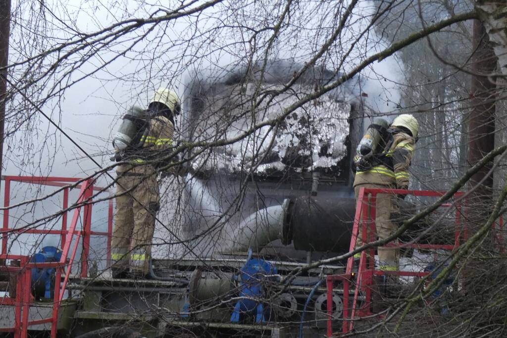 Boot volledig uitgebrand