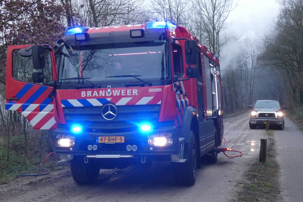 Boot volledig uitgebrand