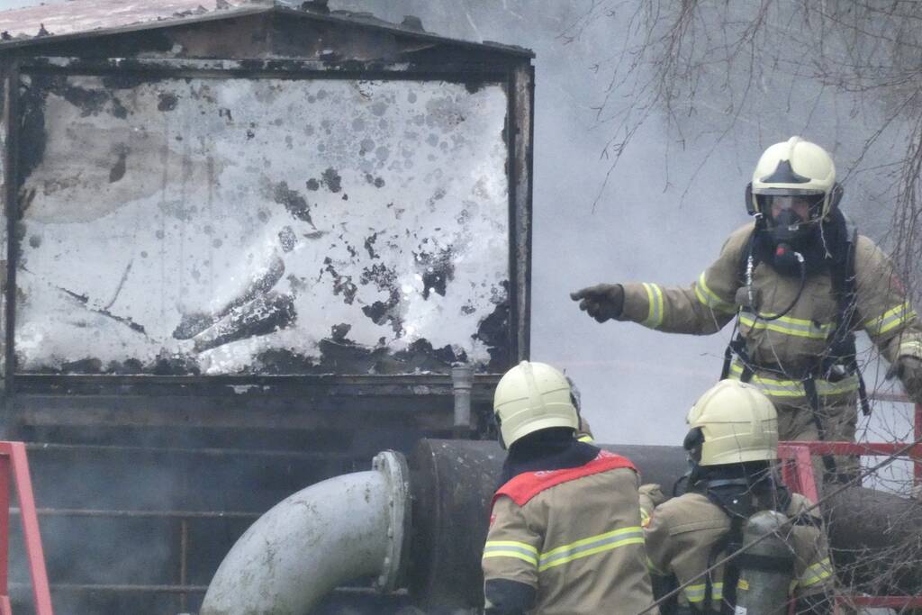 Boot volledig uitgebrand