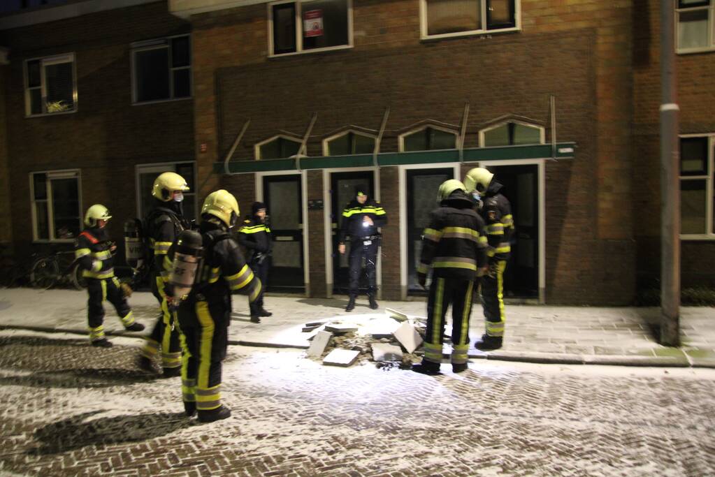 Stoep komt spontaan omhoog