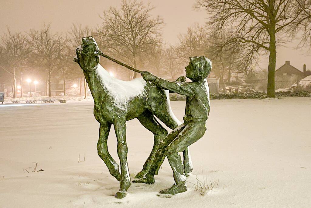 Nederland ontwaakt onder deken van sneeuw