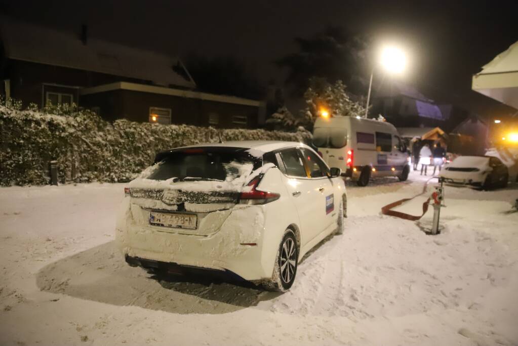 Brand in electriciteitshuisje