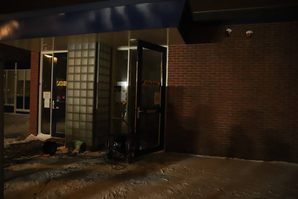 Brand in meterkast van gebouw