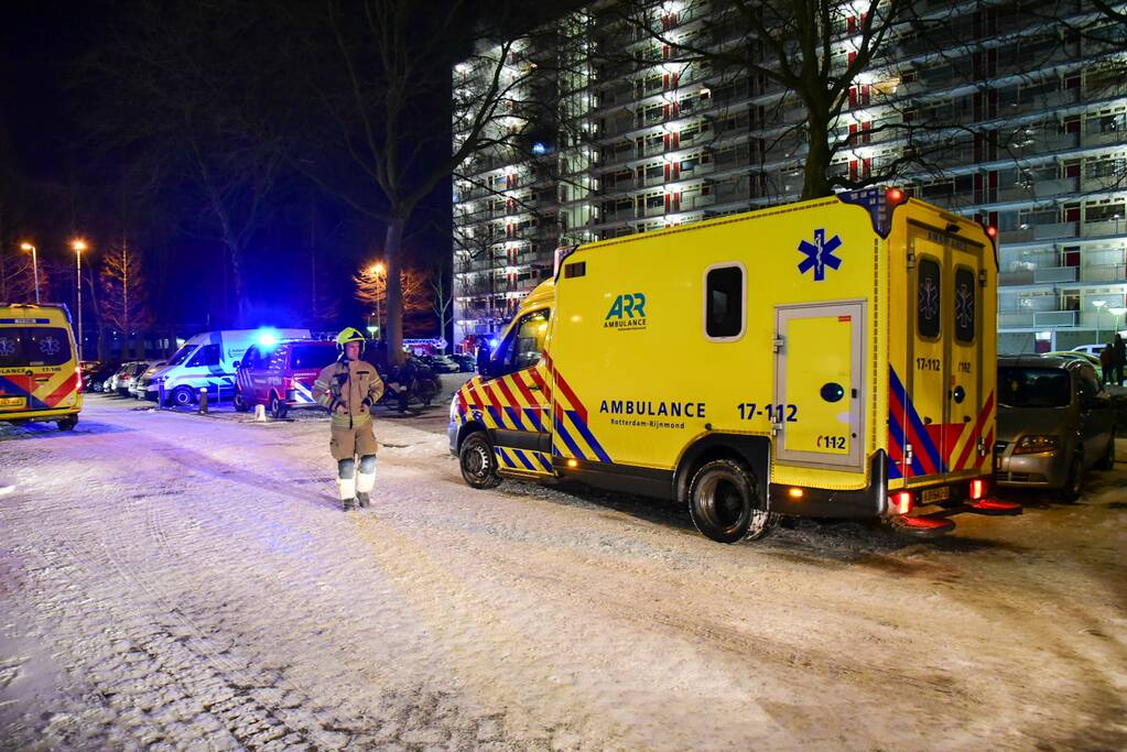 Flatwoning verwoest door uitslaande brand