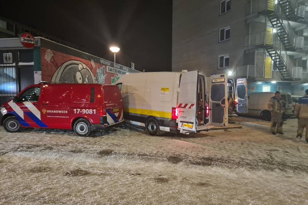 Flatwoning verwoest door uitslaande brand