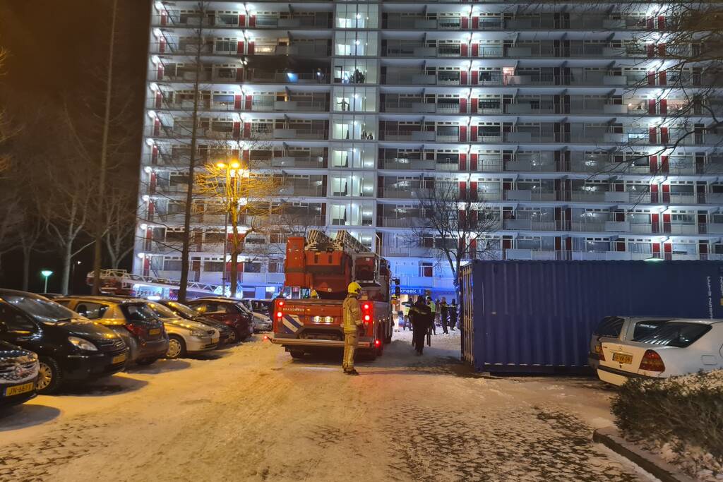 Flatwoning verwoest door uitslaande brand