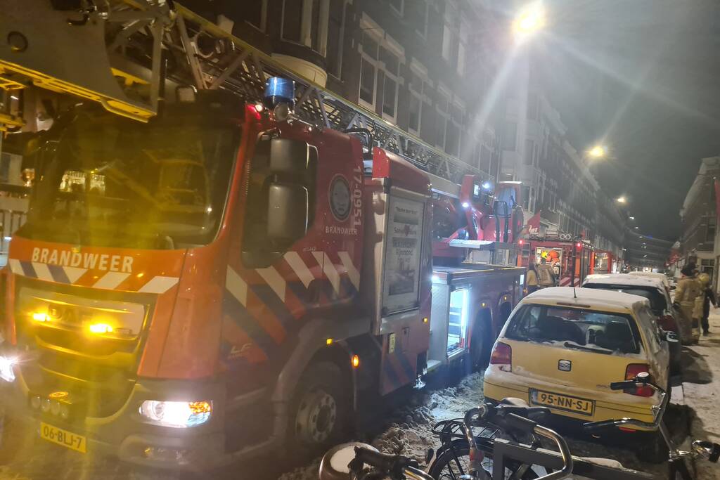 Gewonde bij brand in keuken