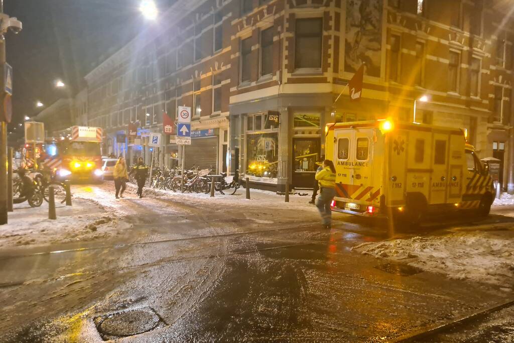 Gewonde bij brand in keuken