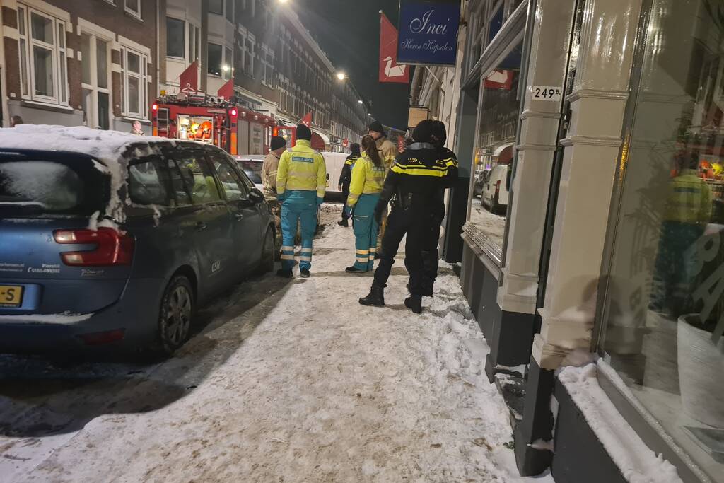 Gewonde bij brand in keuken