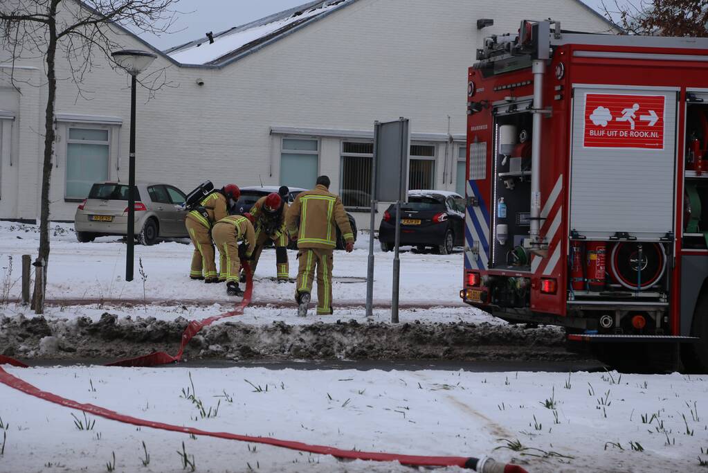 Gasfles bij Kuhn vliegt in brand