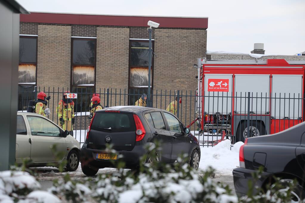 Gasfles bij Kuhn vliegt in brand