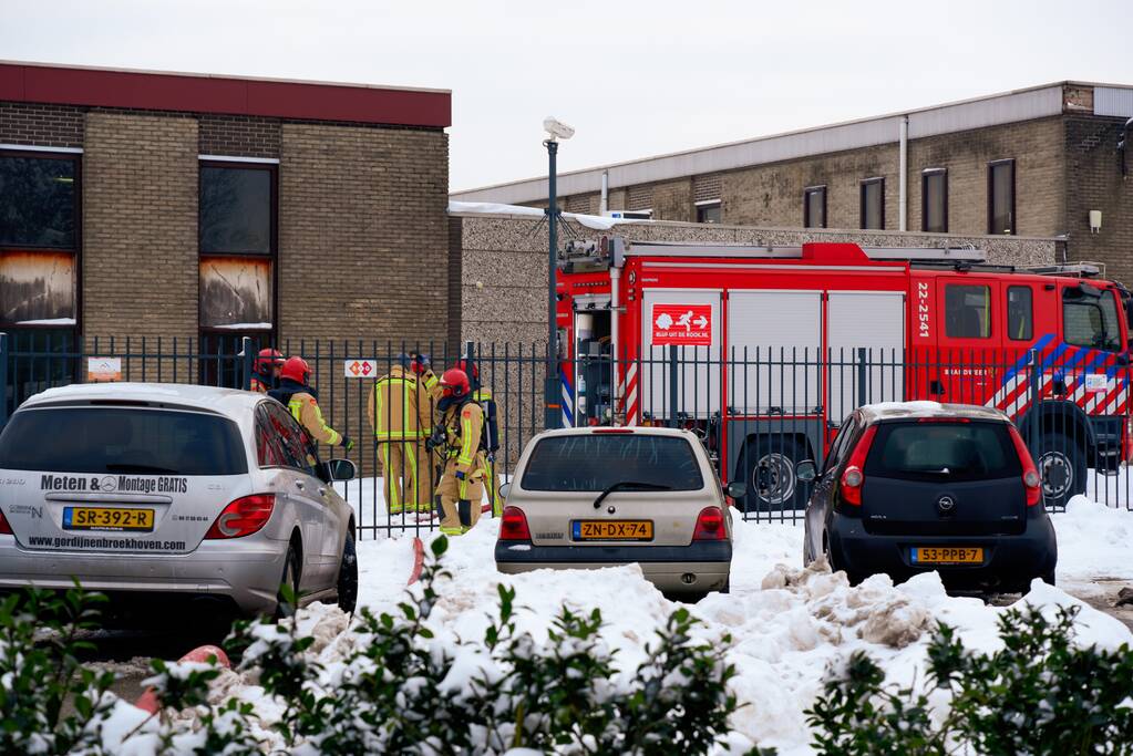Gasfles bij Kuhn vliegt in brand