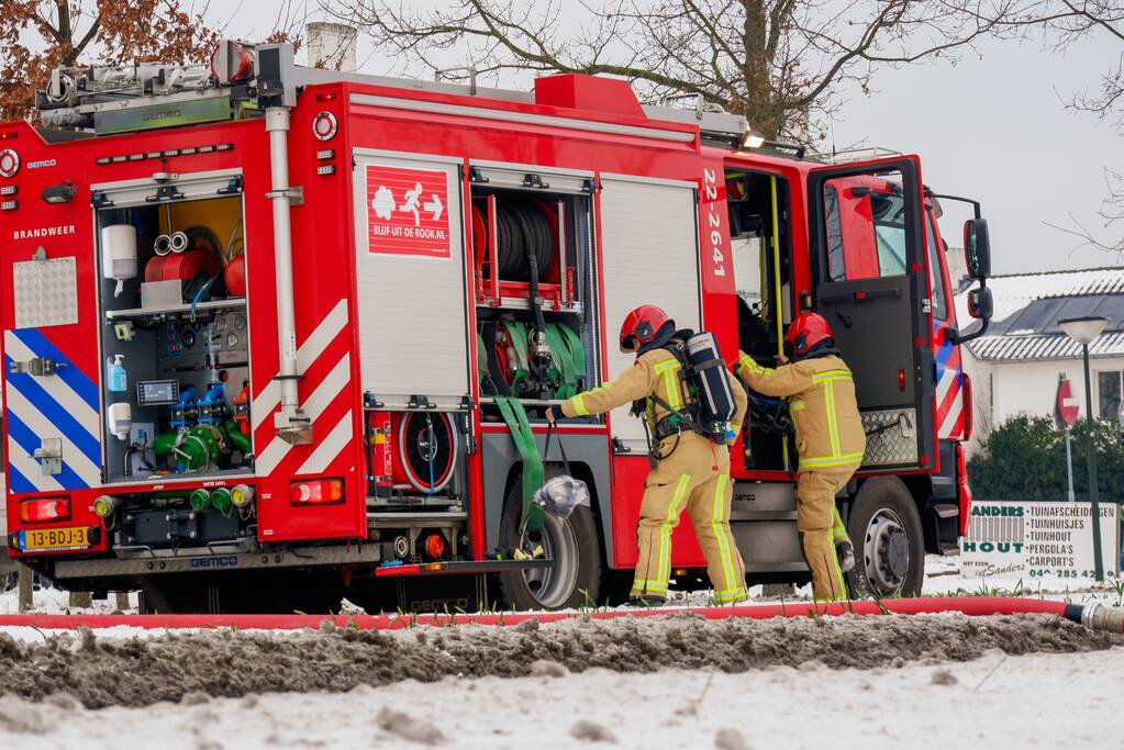 Gasfles bij Kuhn vliegt in brand
