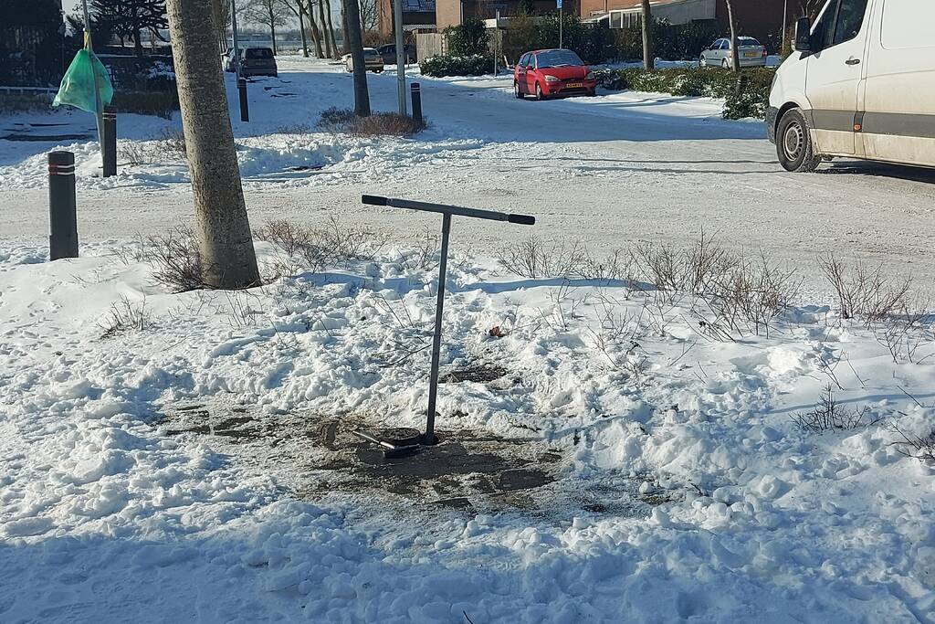 Omwonenden zonder water na lekkage in leiding
