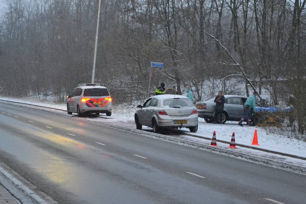 Persoon gewond bij aanrijding