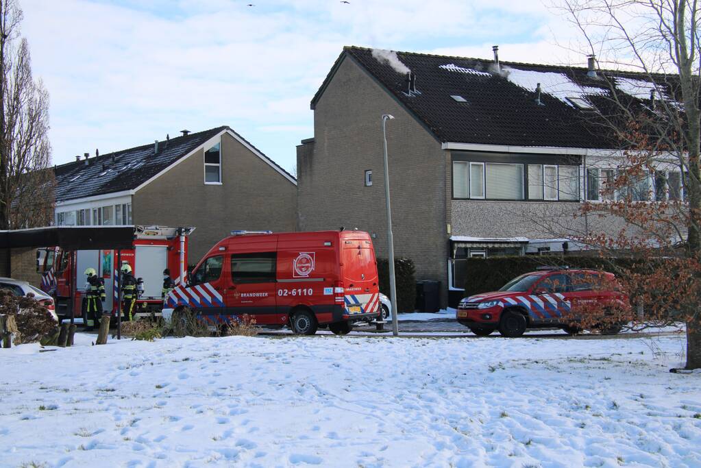 Onderzoek naar vreemde lucht bij woningen