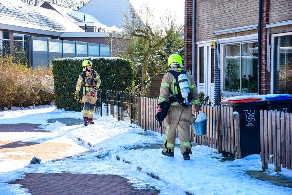 Woning vol rook door verstopte schoorsteen