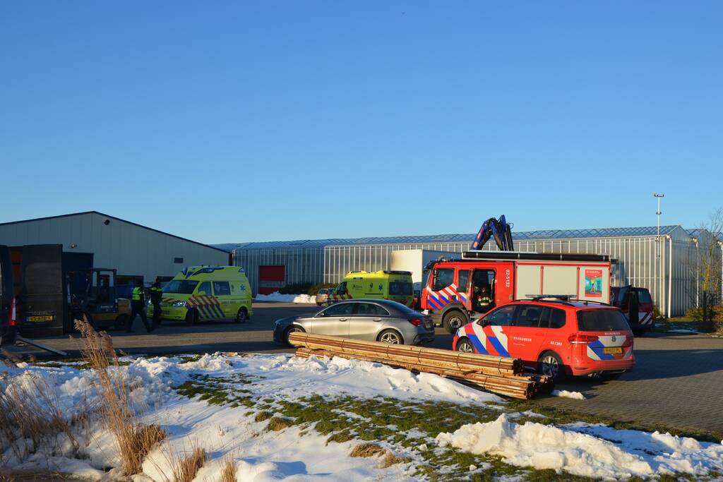 Ernstig ongeval bij laden en lossen