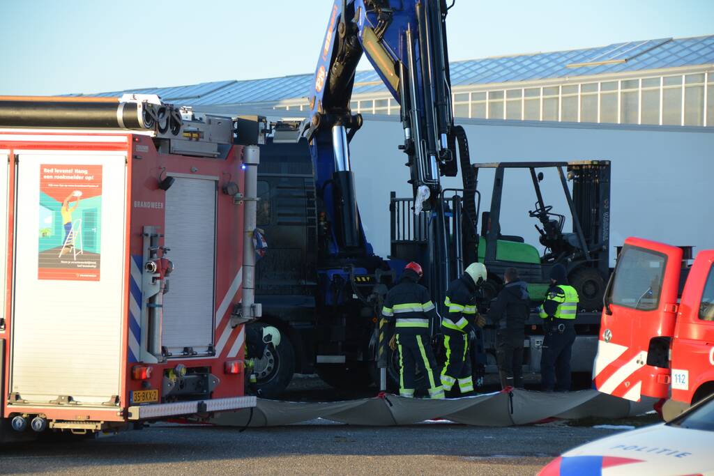Ernstig ongeval bij laden en lossen