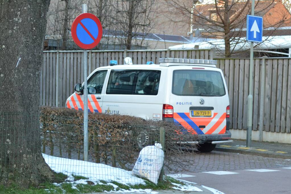 Brandweer zet beveiligingscamera vast