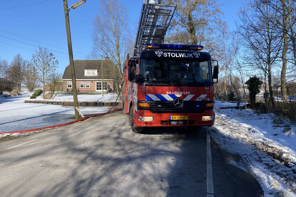 Veel rook bij zolderbrand
