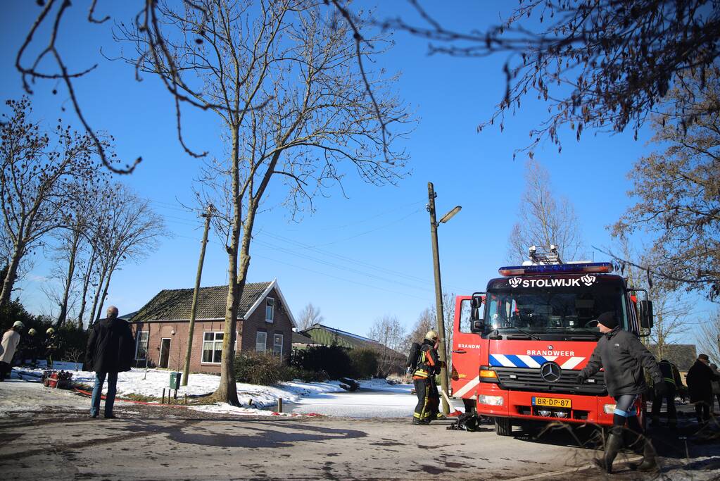 Veel rook bij zolderbrand