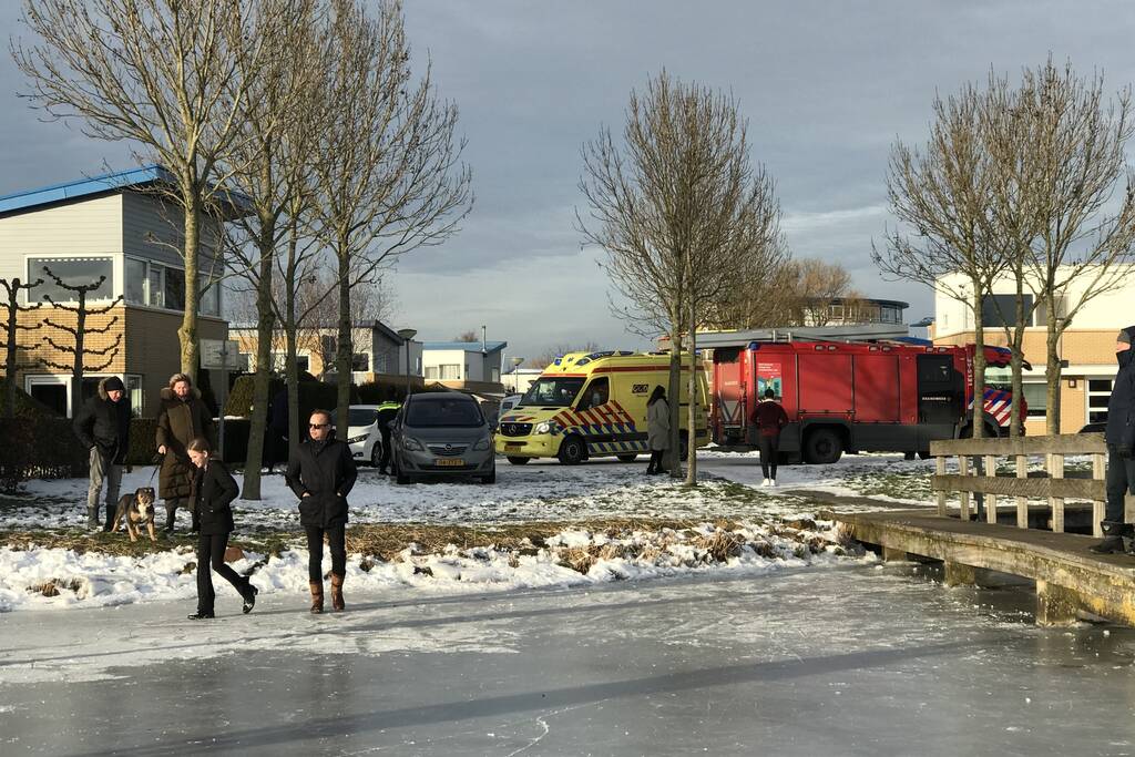 Persoon gewond door ongeval met ijszeiler