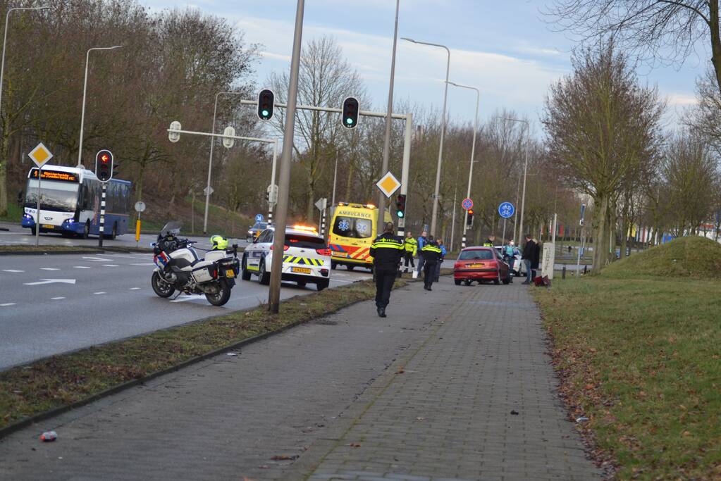 Persoon gewond bij aanrijding