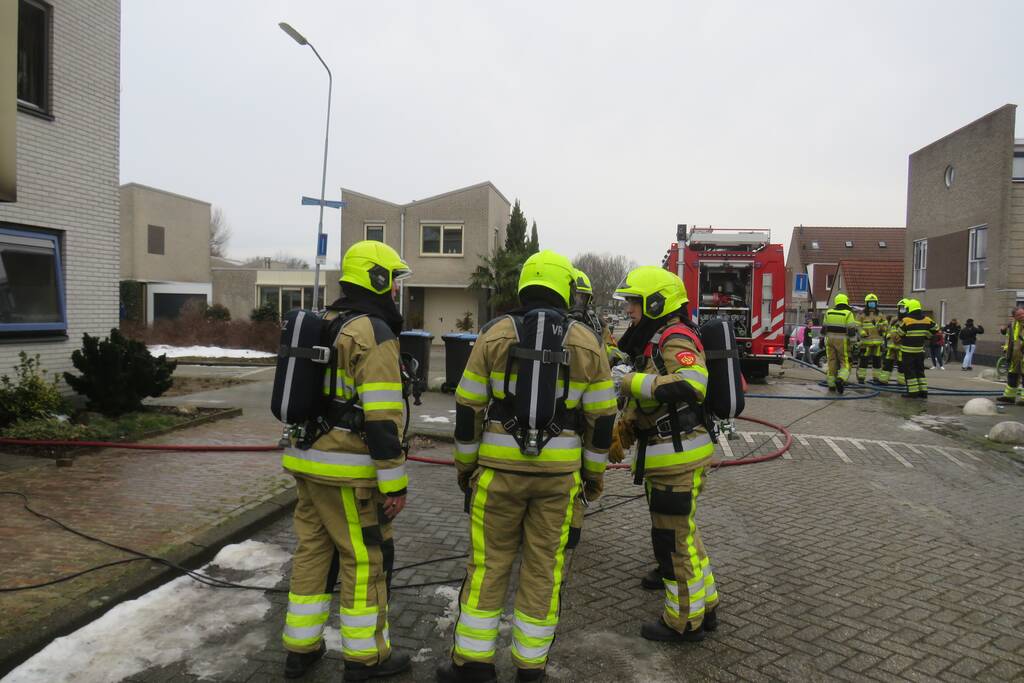 Veel schade bij uitslaande woningbrand