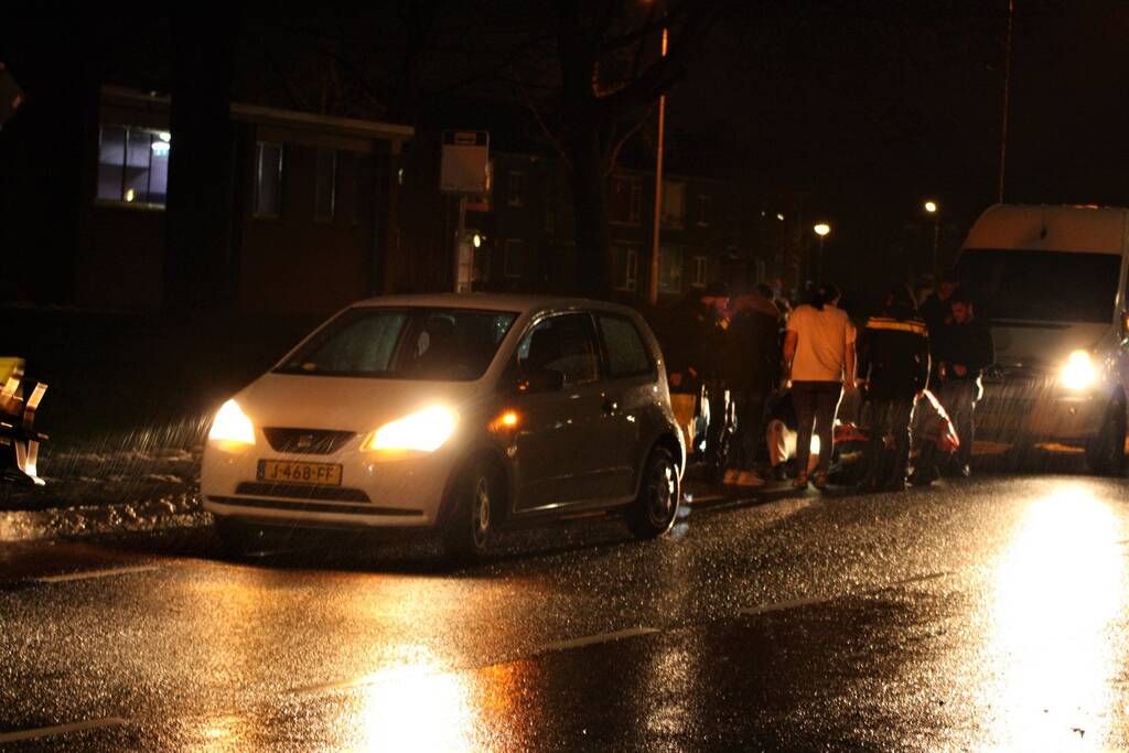 Gewonde na valpartij met scooter