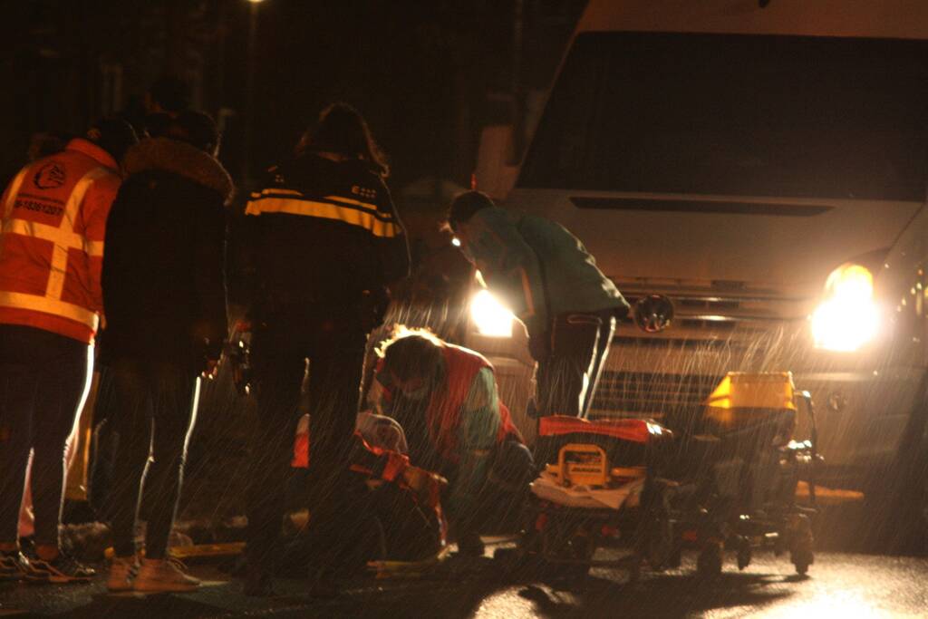 Gewonde na valpartij met scooter