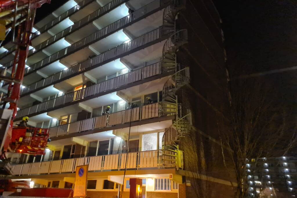 Keukenbrand veroorzaakt veel rook