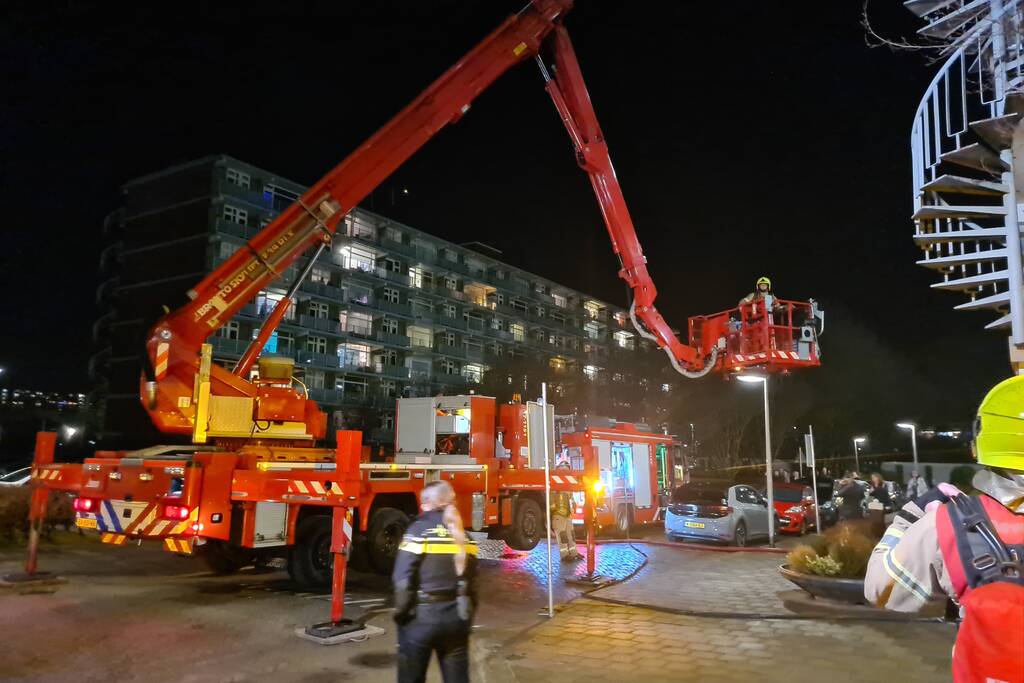 Keukenbrand veroorzaakt veel rook
