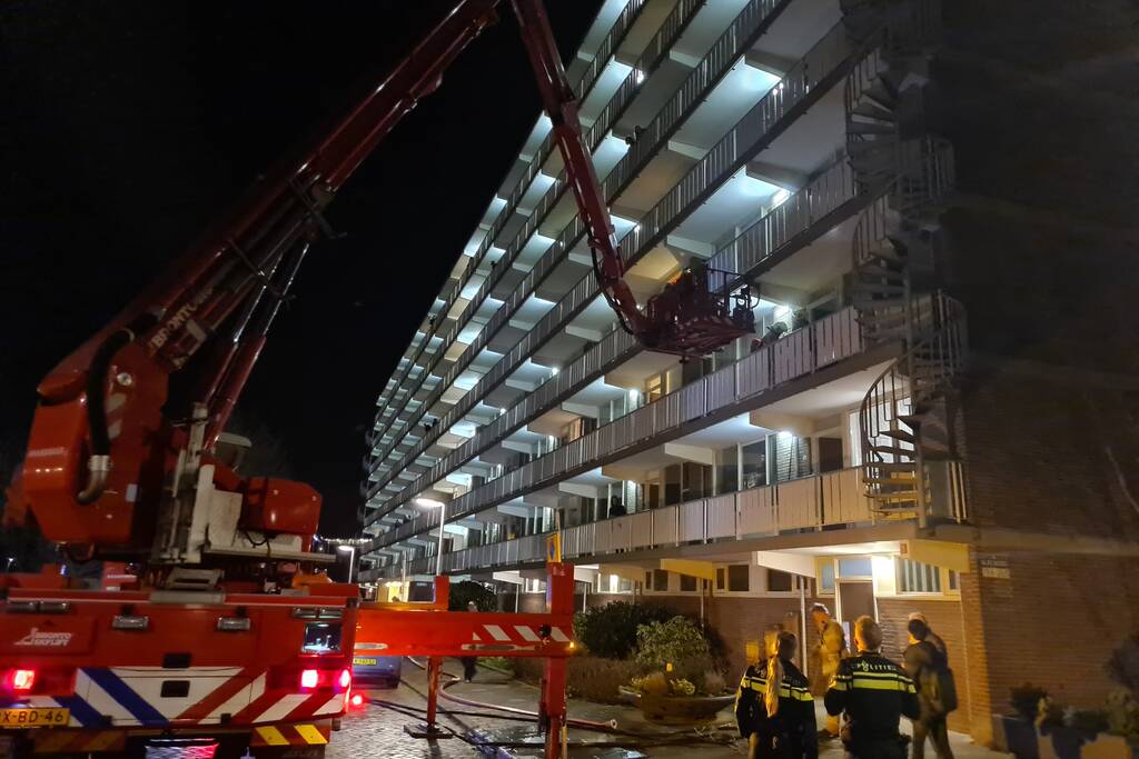 Keukenbrand veroorzaakt veel rook