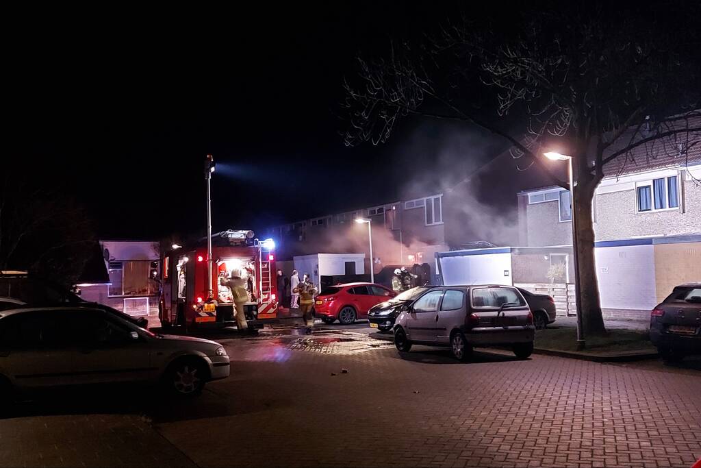 Schuur verwoest door brand