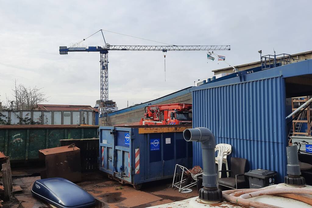 Brand in machinekamer van schip