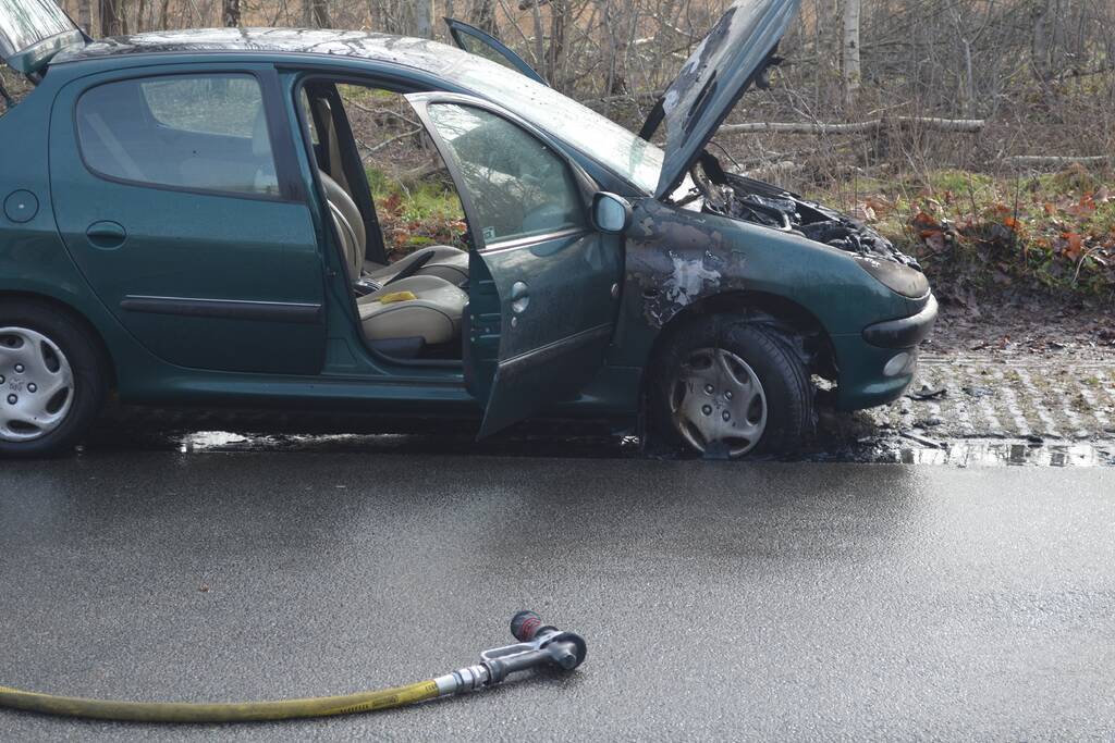 Auto door brand verwoest