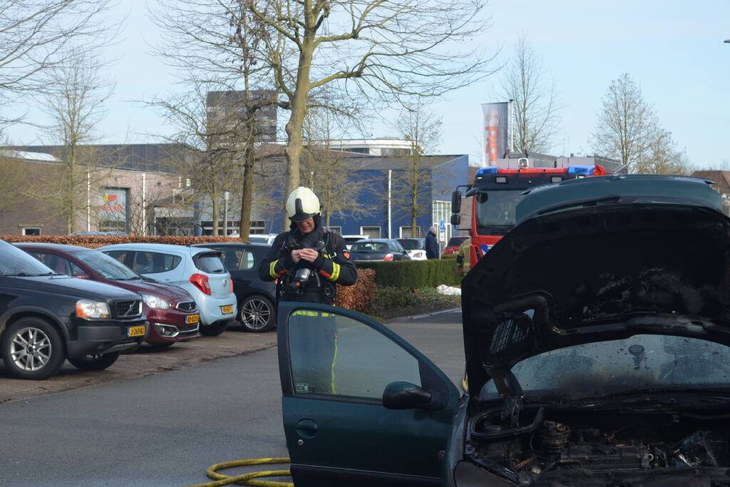 Auto door brand verwoest