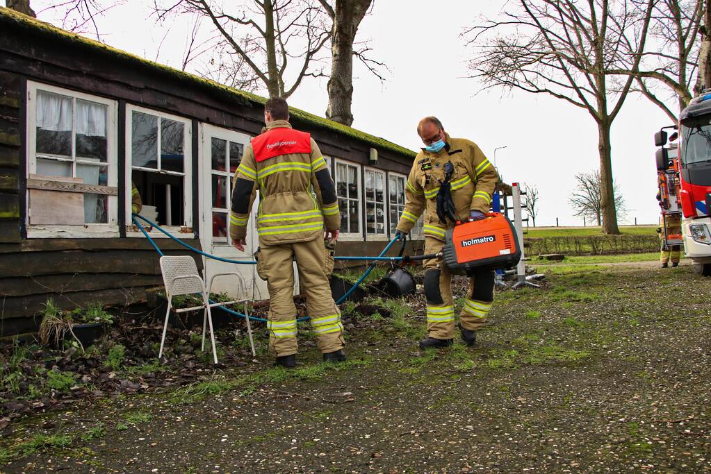 Waterleiding dichtgeknepen na lekkage