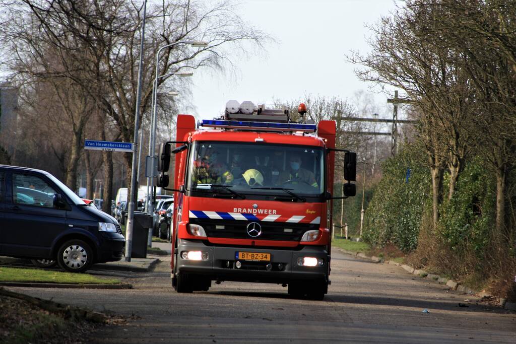 Onderzoek in woning naar gasleklage