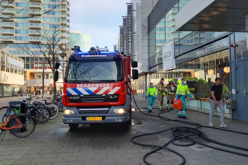 Persoon nagekeken na mogelijke brand