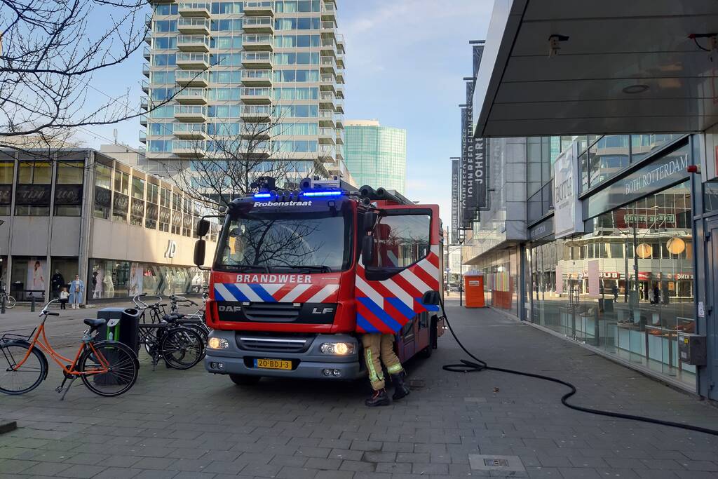 Persoon nagekeken na mogelijke brand
