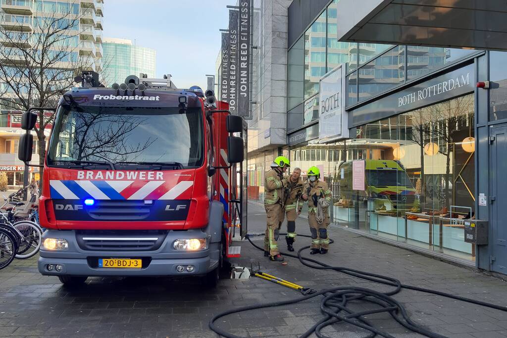 Persoon nagekeken na mogelijke brand