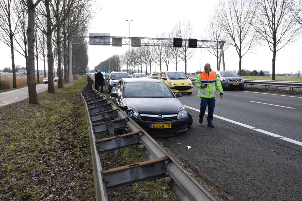 Schade bij ongeval op snelweg