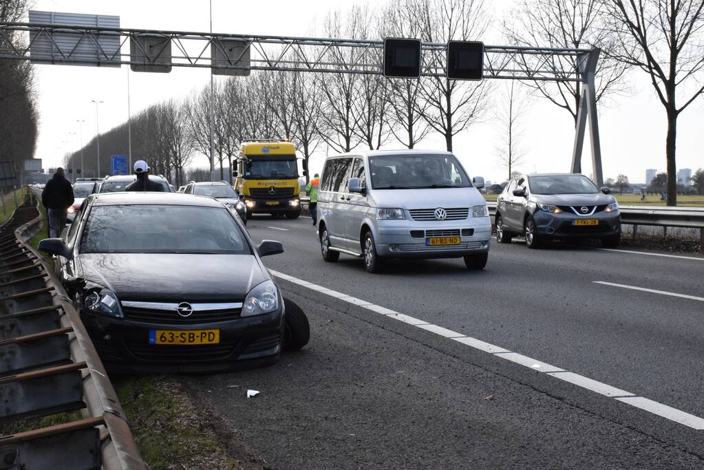 Schade bij ongeval op snelweg