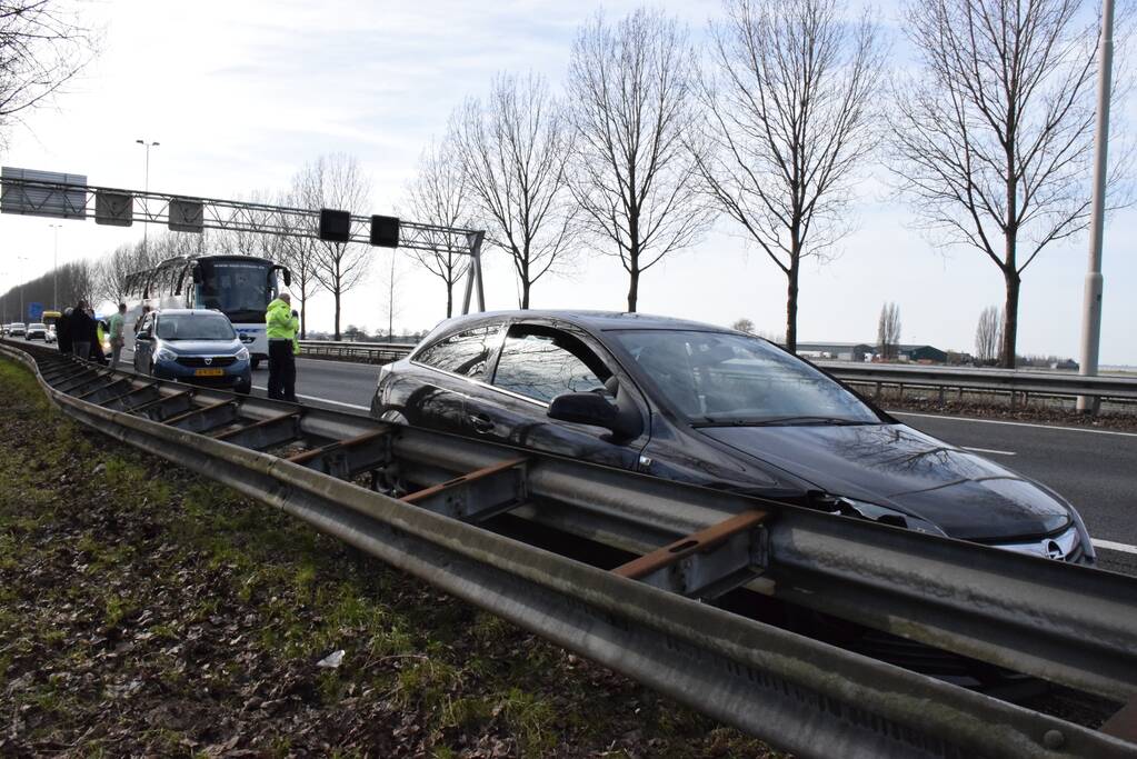 Schade bij ongeval op snelweg