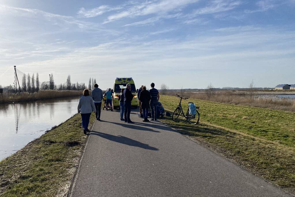 Fietser gewond na valpartij