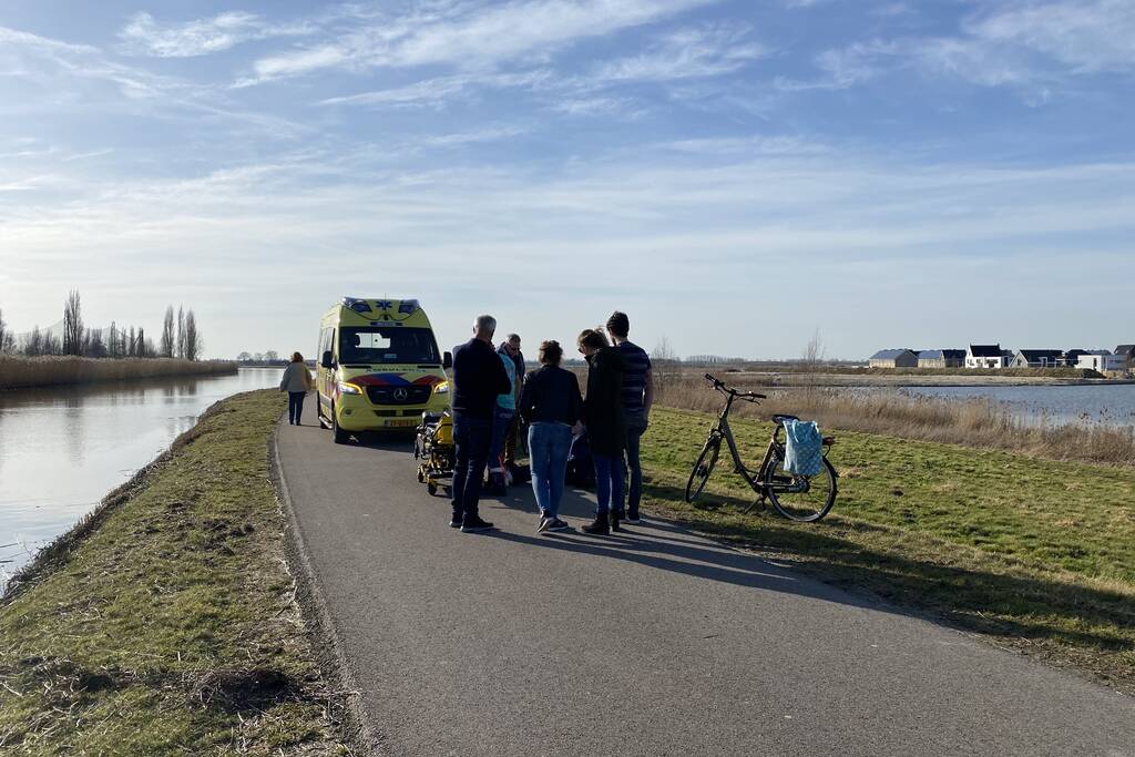 Fietser gewond na valpartij