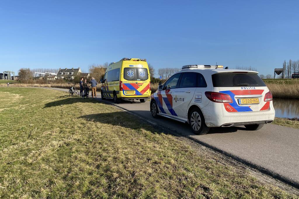 Fietser gewond na valpartij