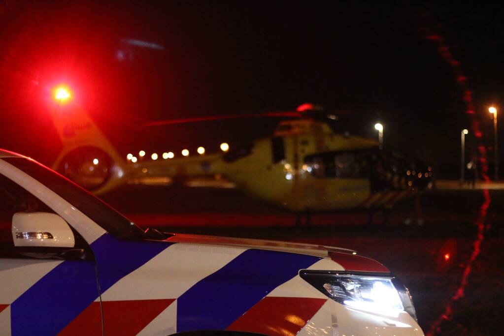 Traumahelikopter ingezet voor incident in woning